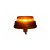 Lampa ostrzegawcza HOR 110B, diodowa 12/24 V (wersja z rurką gwintowaną, tryb rotacyjny i błyskowy, przewód 3x0,5 mm2, długość 1,5 m)